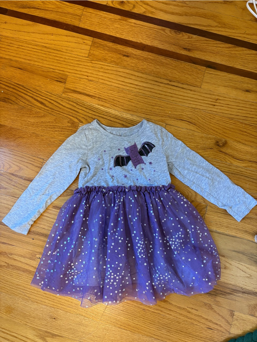 Purple Tulle Dress with seasonal bat 🦇 💜